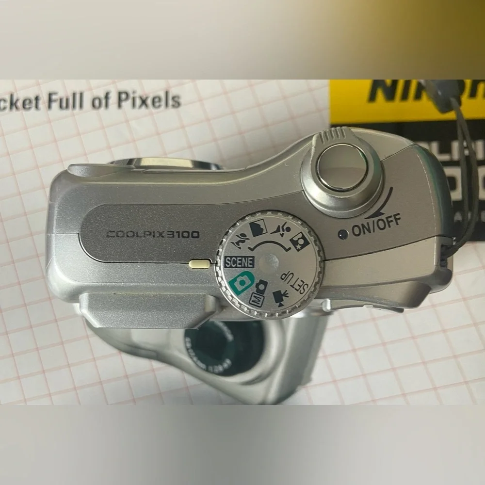 Nikon Coolpix 3100 3.2 MP Silver Compact Digital Camera